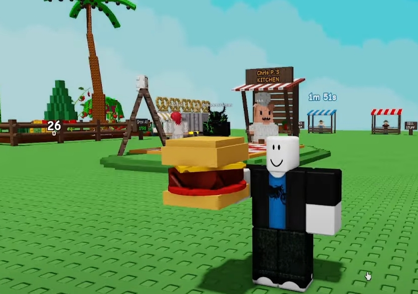 How to Make Burger in Grow a Garden